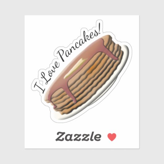 Happy Pancake Day Sticker (Vel)