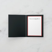 Happy Panda beer voeg kerstboodschap toe Feestdagen Kaart (Binnen)