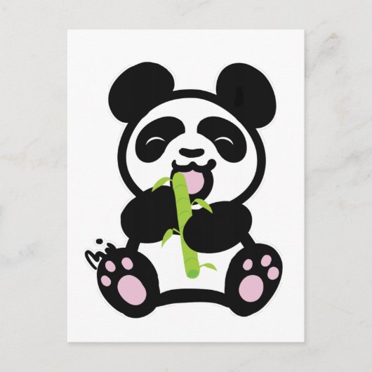 Happy Panda Briefkaart (Voorkant)