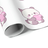 Happy Panda Design | Positieve Lieve Vibes Cadeaupapier (Rol Hoek)