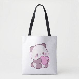 Happy Panda Design Positieve Lieve Vibes Tote Bag