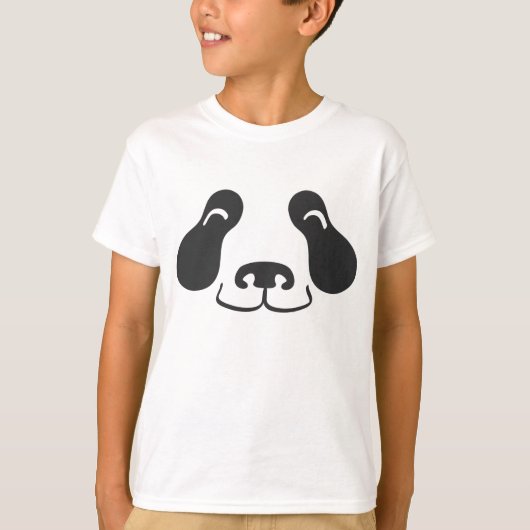 Happy Panda Face T-shirt (Voorkant)