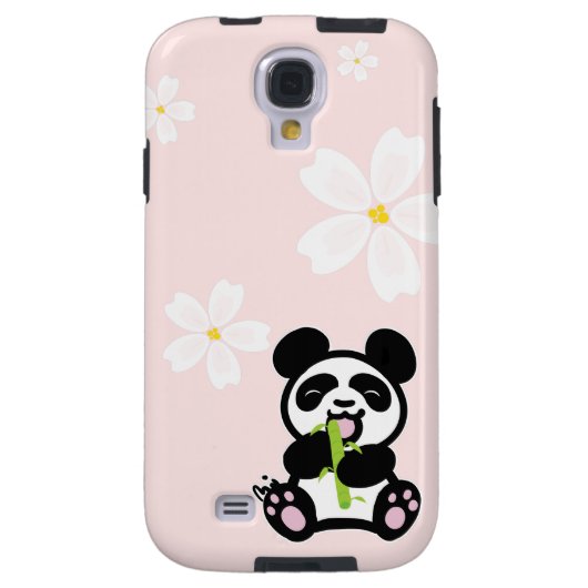 Happy Panda Galaxy 4 Hoesje (Achterkant)