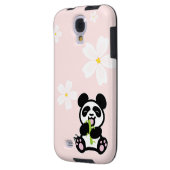 Happy Panda Galaxy 4 Hoesje (Achterkant Links)