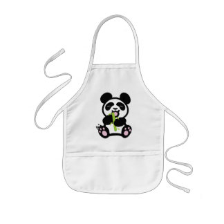 Happy Panda Kind Apron Kinder Schort