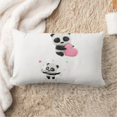 Happy Panda Kussen | Mooie Panda Kussen voor Kinde (Deken)