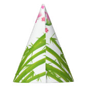 Happy Panda met Bamboo en Cherry Blossom Feesthoedjes (Achterkant)