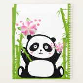 Happy Panda met Bamboo en Cherry Blossom Planner (Achterkant)