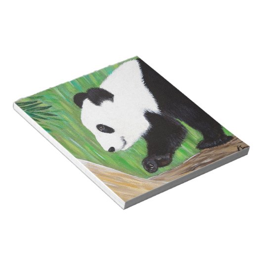 Happy Panda Painting Notitieblok (Schuin)