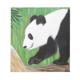 Happy Panda Painting Notitieblok