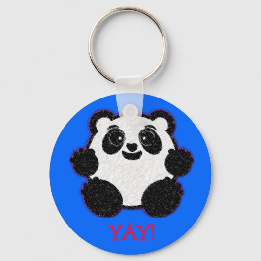 Happy Panda Sleutelhanger (Voorkant)
