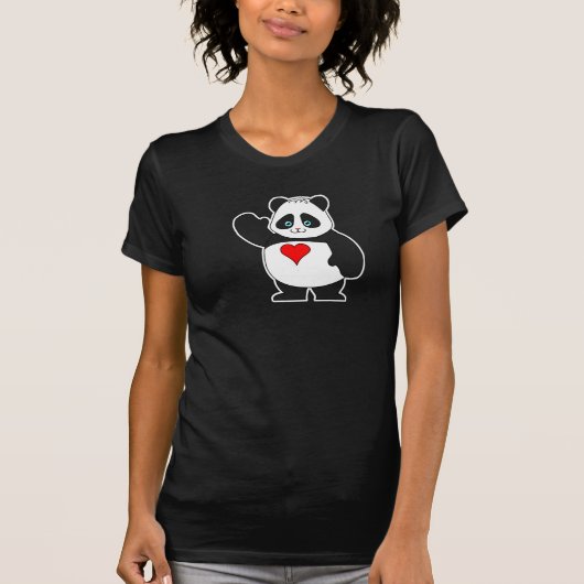 Happy Panda T-shirt (Voorkant)
