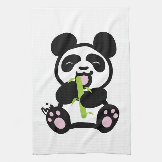 Happy Panda Theedoek (Verticaal)