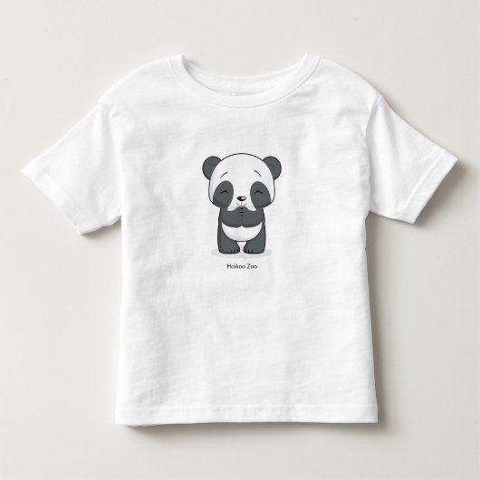 Happy Panda Toddler's Shirt (Voorkant)