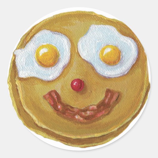 Happy Pannenkoek Sticker (Voorkant)