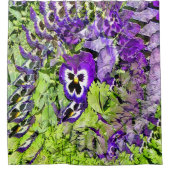 Happy Pansies... Douchegordijn (Voorkant)