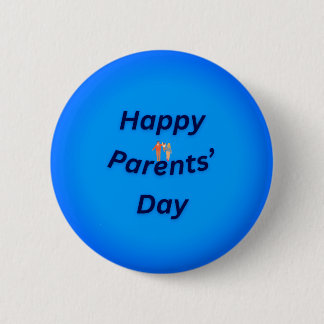 Happy Parents' Day Button– Cute Gift for Mom & Dad Ronde Button 5,7 Cm