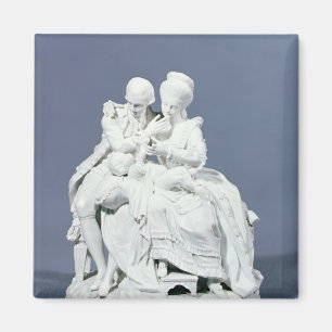 Happy Parents, Meissen, c.1770 Magneet