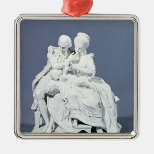 Happy Parents, Meissen, c.1770 Metalen Ornament