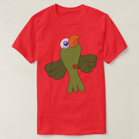 Happy Parrot T-shirt (Design voorkant)