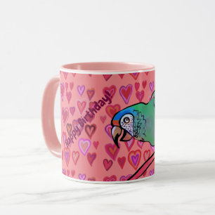 Happy parrot Two-Tone koffiekoffie-mok Mok