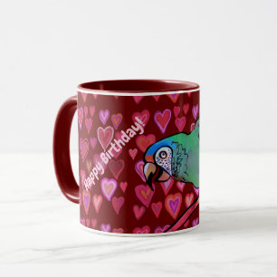 Happy parrot Two-Tone koffiekoffie-mok Mok