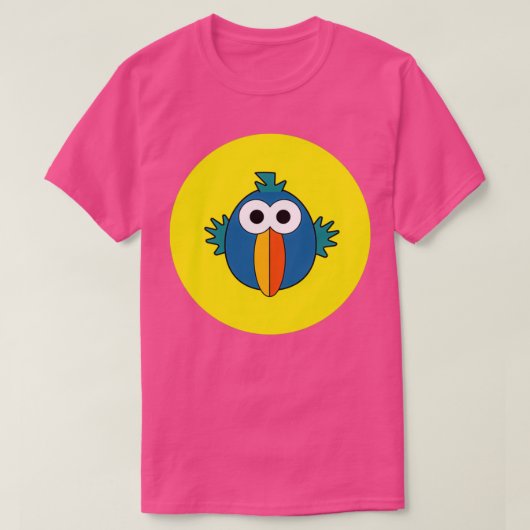 Happy Parrot Yellow T-shirt (Design voorkant)