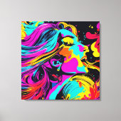 Happy Party Art Canvas Afdruk (Voorkant)