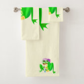 Happy Party Frog Bad Handdoek (Insitu)