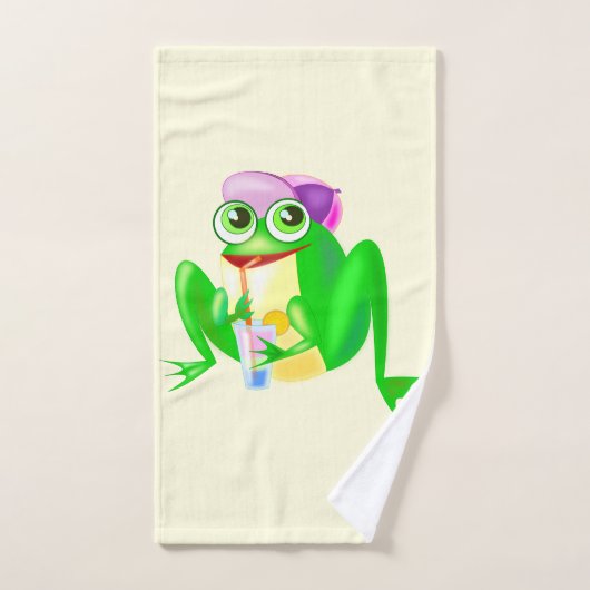 Happy Party Frog Bad Handdoek (Handdoek)