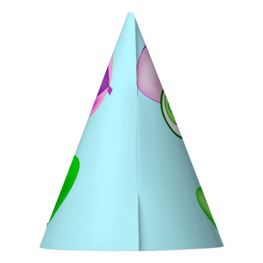 Happy Party Frog Feesthoedjes (Achterkant)