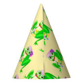 Happy Party Frog Feesthoedjes (Achterkant)