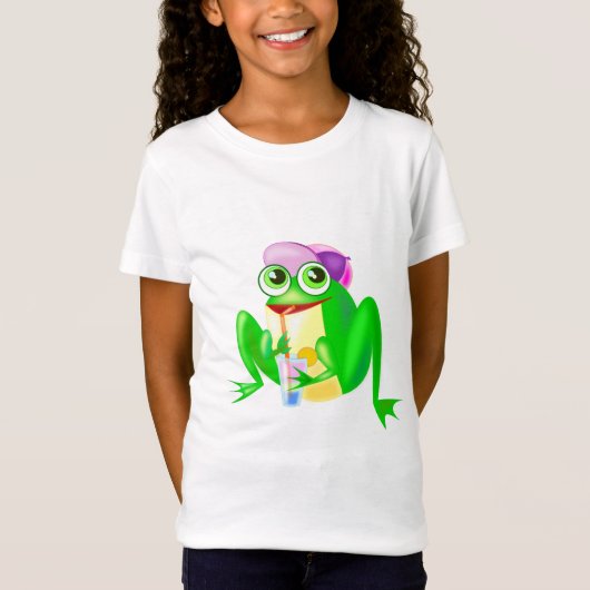 Happy Party Frog Grappig T-shirt (Voorkant)