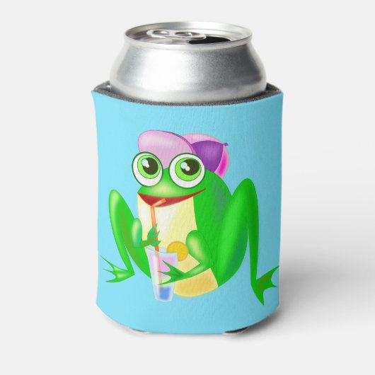 Happy Party Frog Koelbox Blikjeskoeler (Blikje Achterkant)