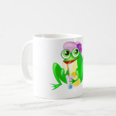 Happy Party Frog Mok - Fun - Schilderen (Voorkant links)