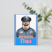 happy party officer briefkaart (Staand voorkant)