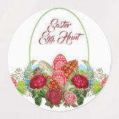 Happy Pasch Brunch Egg Hunt Greenery Multipurpose Labels (Design 1)