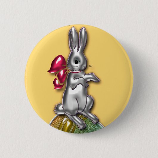 Happy Pasen #1 Ronde Button 5,7 Cm (Voorkant)