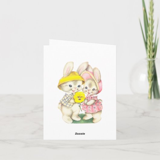 Happy Pasen  afbeelding van Pasen Kaart (Achterkant)