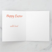 Happy Pasen  afbeelding van Pasen Kaart (Binnen)