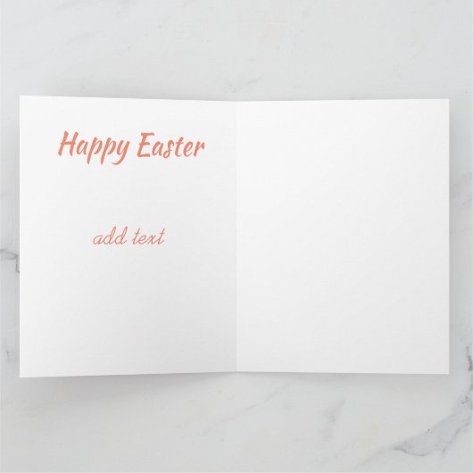 Happy Pasen  afbeelding van Pasen Kaart (Binnen)