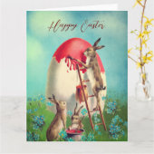 Happy Pasen  afbeelding van Pasen Kaart (Gele Bloem)