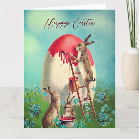 Happy Pasen  afbeelding van Pasen Kaart (Voorkant)