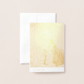 Happy Pasen antiek afbeelding Folie Kaarten (Met envelop)