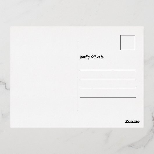  Happy Pasen Baby en Floral Folie Feestdagen Briefkaart (Achterkant)