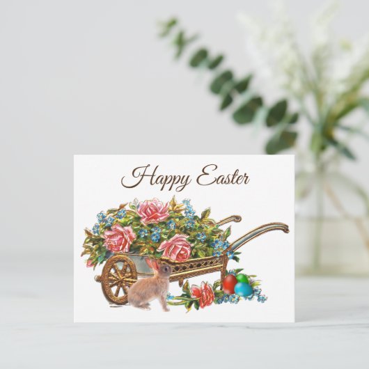 Happy Pasen Briefkaart (Staand voorkant)