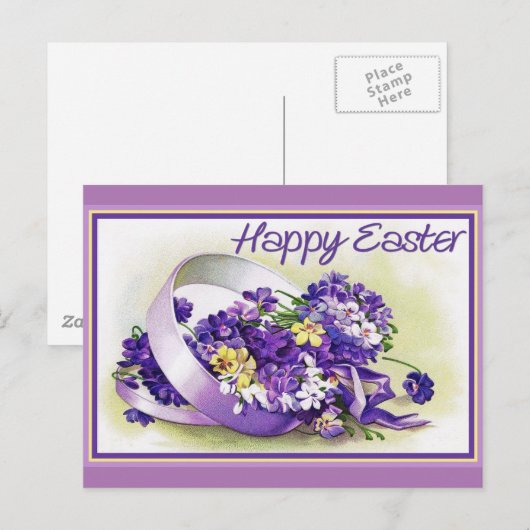  Happy Pasen Briefkaart (Voorkant / Achterkant)