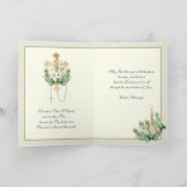 Happy Pasen Christus is Risen Prayer Feestdagen Kaart (Binnen)