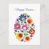 😍 Happy Pasen (folklore) aanpasbaar Briefkaart (Voorkant)