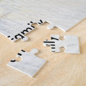 Happy Pasen gepersonaliseerd Legpuzzel (Zijkant)